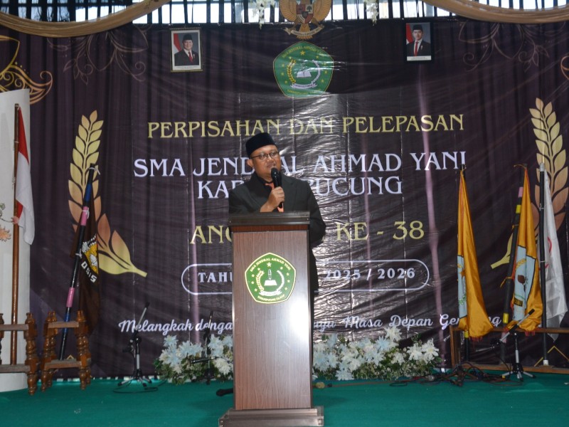 Kepala SMA Jenderal Ahmad Yani Karangpucung: Pembiasaan Karakter Jadi Bekal Masa Depan Siswa
